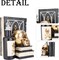 Halloween Skull Heads with Books Statue Head Sculptures Table Sign Decor(black)